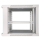 Extralink Szafka wisząca rack 9U 600x600 szara szklane drzwi EX.8581 - 489305 - zdjęcie 4